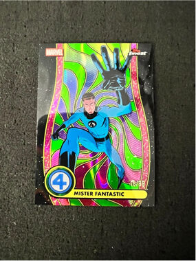 Mister Fantastic - ‘26 Topps Finest Marvel Fantastic 4 - Blacklight #46/99